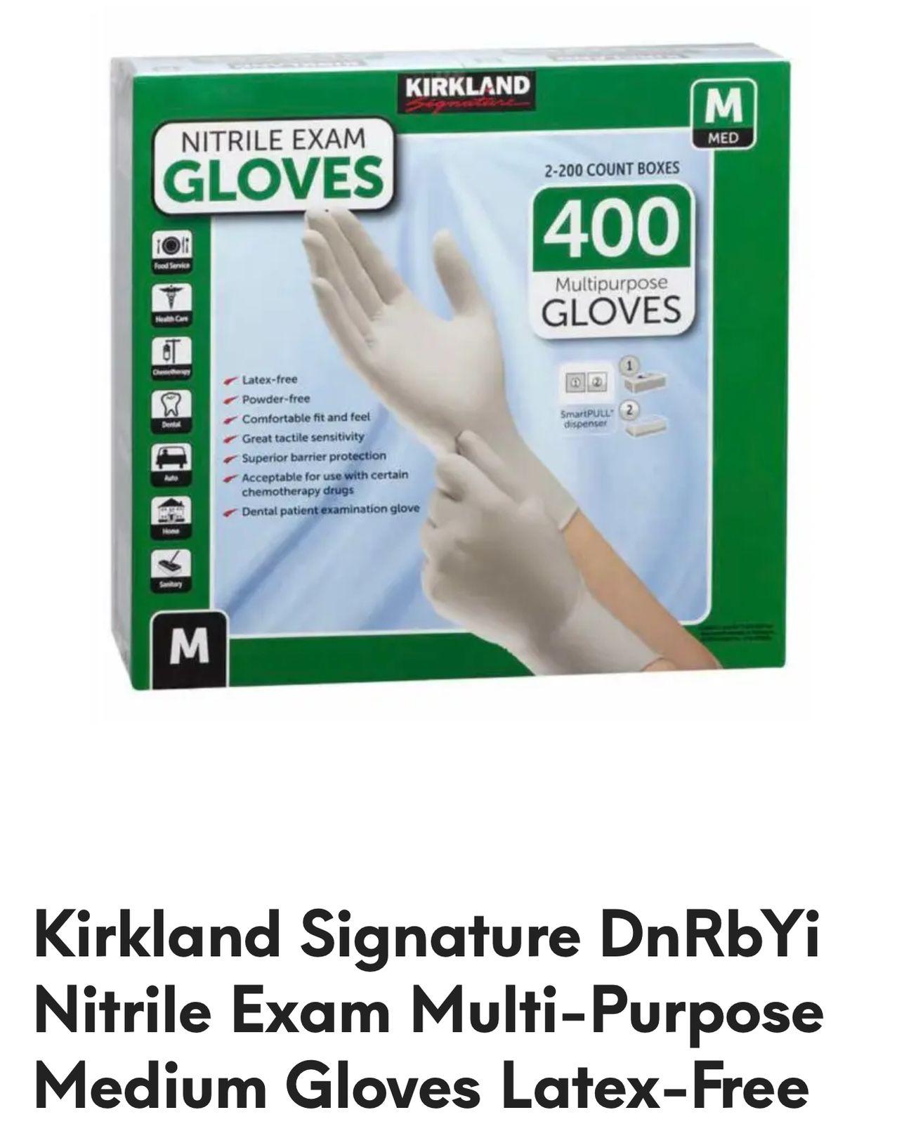 Kirkland Signature Nitrile Gloves